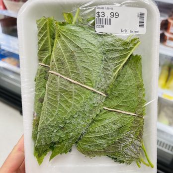 Silk Road Market - Perilla (sesame) leaves (say what?!) - Specialty Food Near Me - Richmond Hill, Georgia