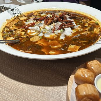 B2J Tasty Pot - Hot Fish And Beef Pot Large - Comfort Food Near Me - Bayside, New York