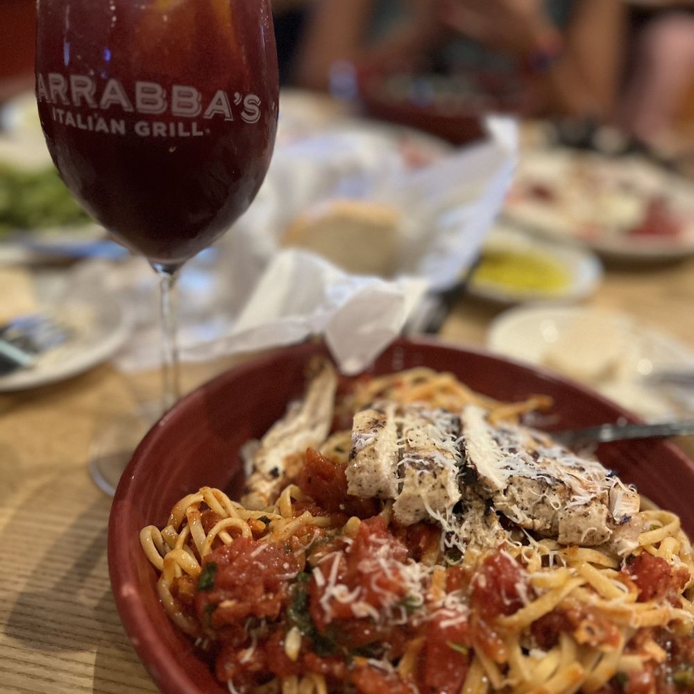 Carrabba's Italian Grill - Linguine Positano with chicken Classic sangria - Italian Near Me - Plano, Texas Carrabba's Italian Grill - Linguine Positano with chicken Classic sangria - Italian Near Me - Plano, Texas
