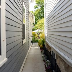 Lilly Pad - Sidewalk to Back Entry door