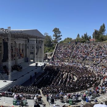Greek Theatre - UC Berkeley - Side view - Performing Arts Near Me - Berkeley, California