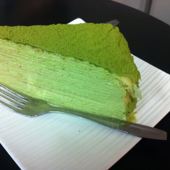 Millie Creperie - Green tea crepe cake! - Creperies Near Me - Toronto, Ontario