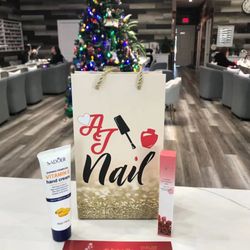 AJ Nails & Spa - Free Gift Reveal! Receive Lovely Gifts with Any In-Store Purchases Until December 25th at AJ Nails and Spa! Visit Today for the Best Service