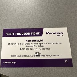 Renown Physical Therapy & Rehabilitation - Double R