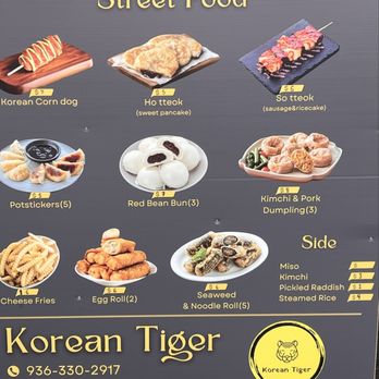 Korean Tiger - Menu - Korean Near Me - Portland, Oregon