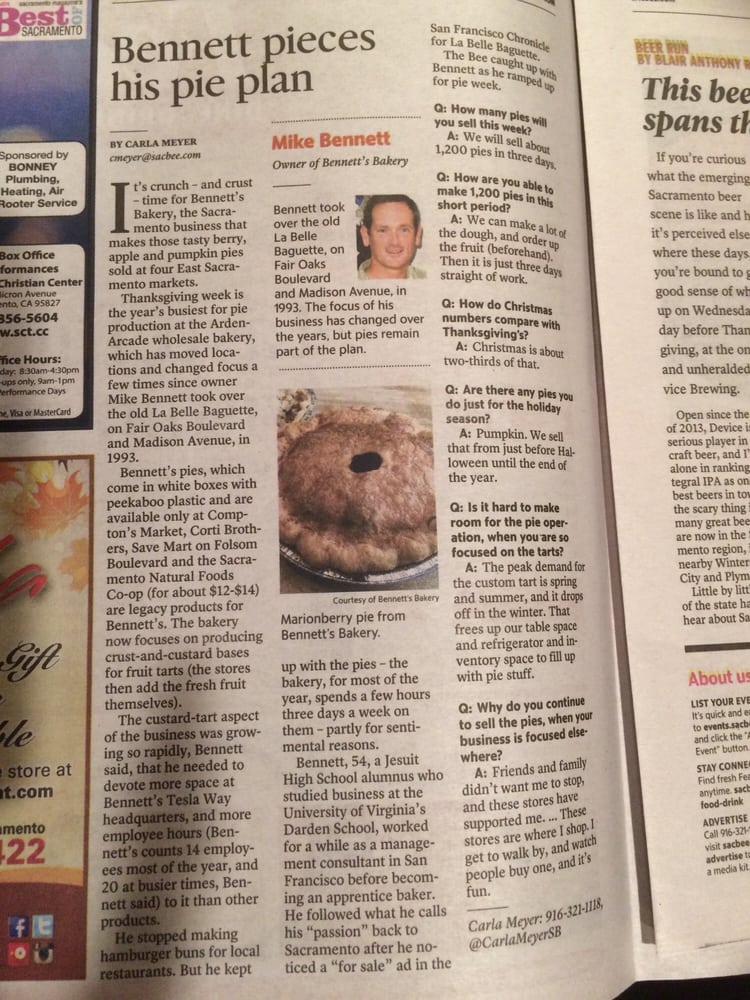 BREAD & PASTRIES Updated September 2024 2530 Tesla Way