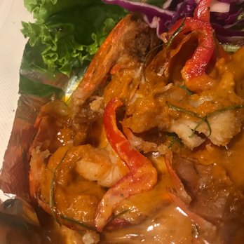Jitlada - What's left of the spicy flambe prawn - Thai Near Me - Los Angeles, California Jitlada - What's left of the spicy flambe prawn - Thai Near Me - Los Angeles, California