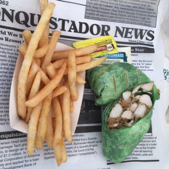 Iguana's Cafe - Chicken jerk wrap - Cafes Near Me