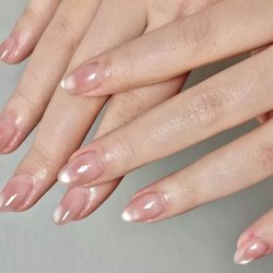 Kim Nails & Beauty Lounge - 1. Glossy neutral nails in Emeryville for a clean, sophisticated look that works beautifully every day.