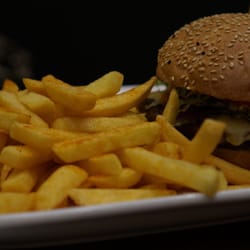 Burger Jam - Chili peppers on top of a cheese burger. Was alright