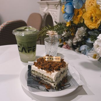 Cafe  2BY2 - pirk Seaweed Pork Floss Taro Tiramisu - Desserts Near Me - New York, New York