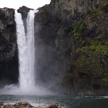 Snoqualmie Falls - View from lower deck. - Parks Near Me - Snoqualmie, Washington