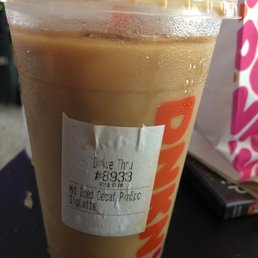 "Signature" Pumpkin Spice Latte, iced/decaf