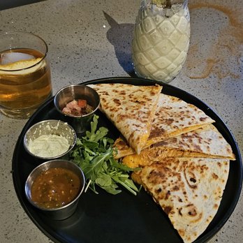 Sotol Modern Cocktail Kitchen - Chicken tinga quesadilla. Old fashioned. And I think it's called a call me Rita? - Cocktail Bars Near Me - Gilbert, Arizona