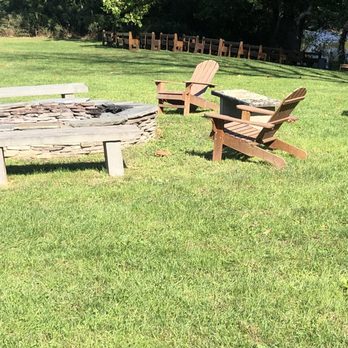 Crested Hen Farm - The fire pit (without the fire) - Wedding Planning Near Me - High Falls, New York
