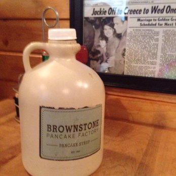 Brownstone Pancake Factory - Syrup - Breakfast & Brunch Near Me - Edgewater, New Jersey
