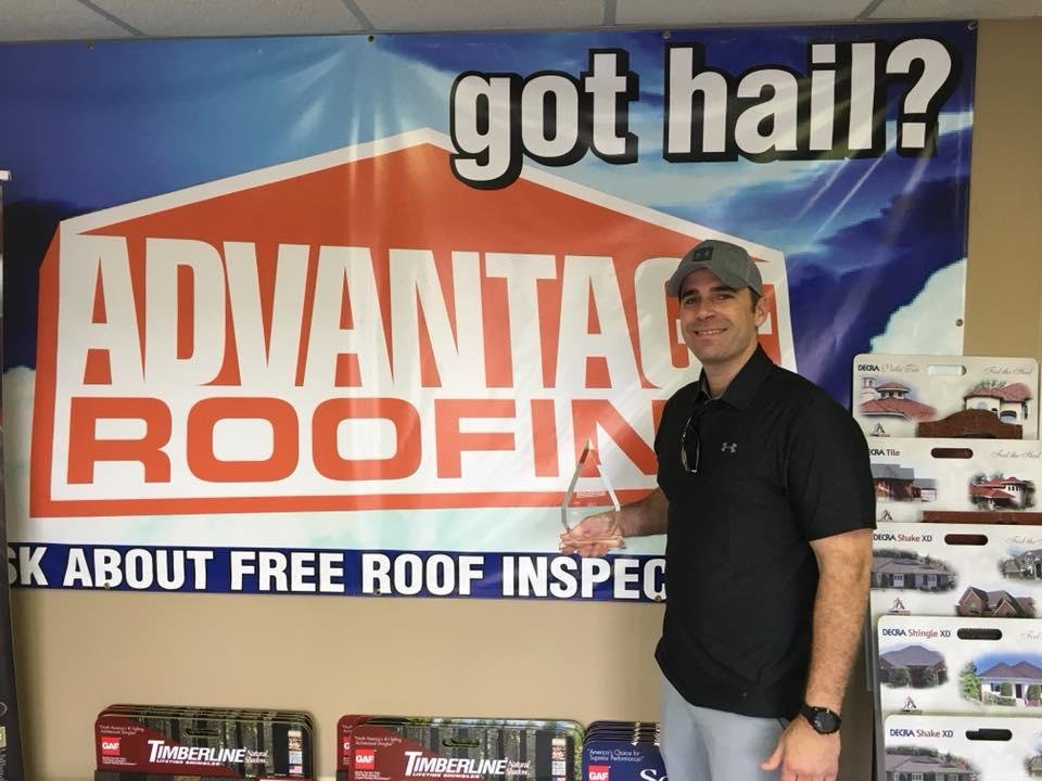 Slide of Advantage Roofing Company