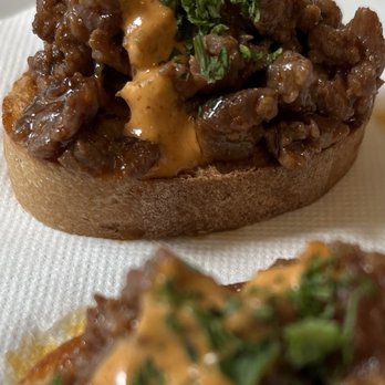 Le Beef - Gluten free canapé - French Near Me - Plano, Texas