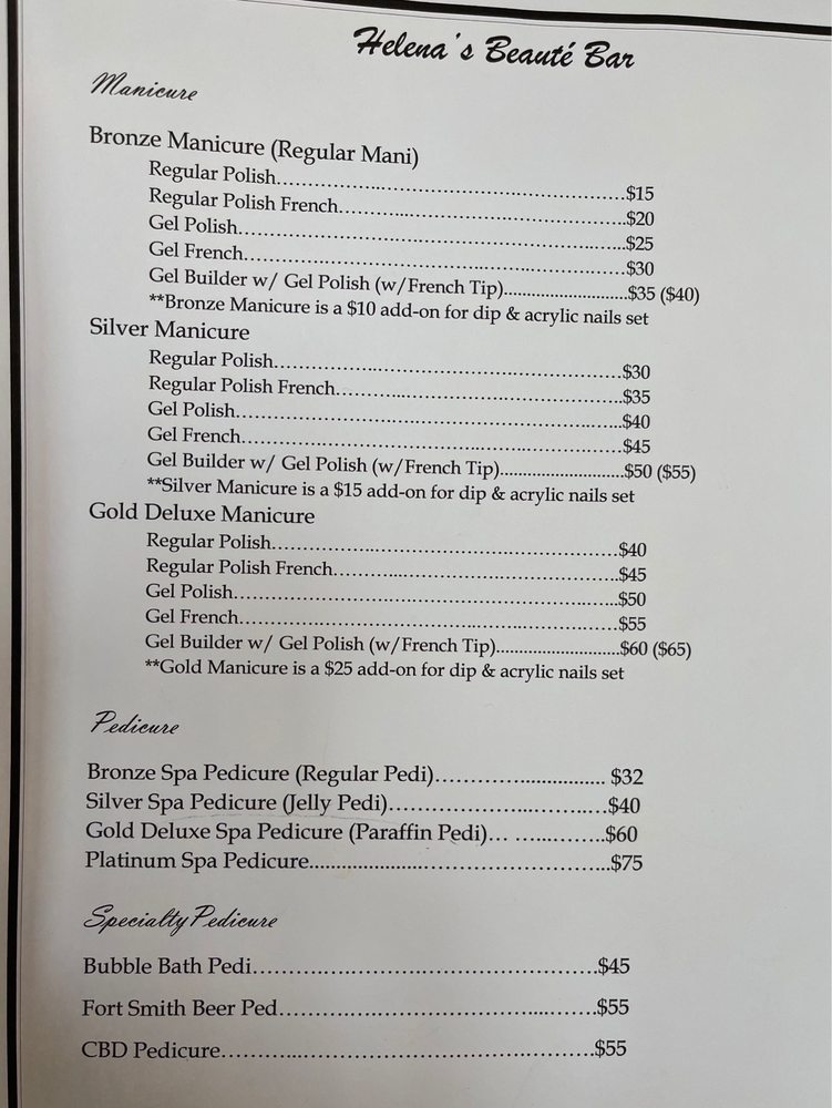 HELENAS BEAUTE BAR Updated August 2024 12300 Hwy 71 S, Fort Smith