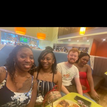 Snooze, an A.M. Eatery - We came here on a Yelp review. Our waiter Thomas was THE BEST!!! The food was Amazing! I ordered the shrimp and grits . - Breakfast & Brunch Near Me - Phoenix, Arizona