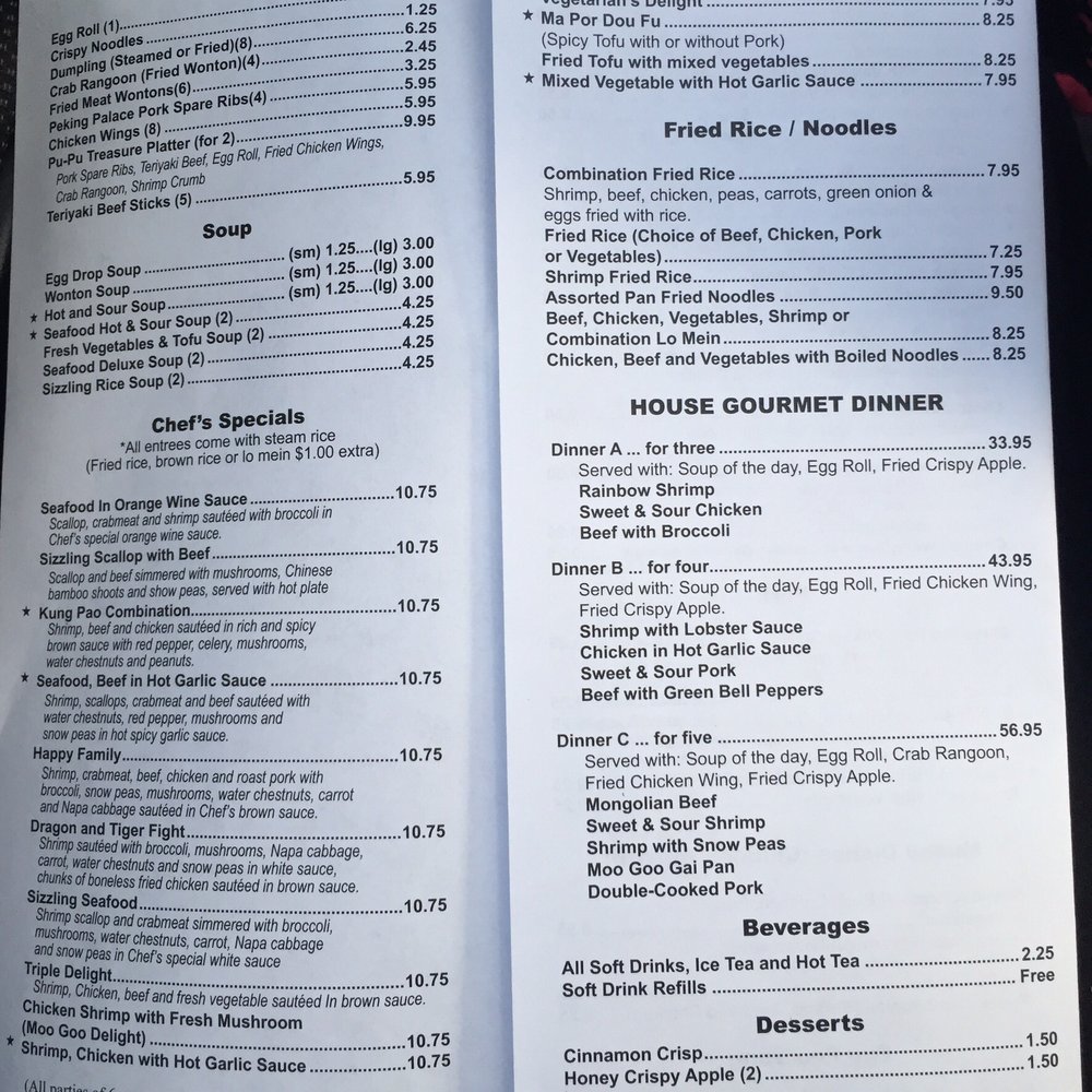 Shanghai Express - Menu! - Chinese Near Me - Georgetown, Texas