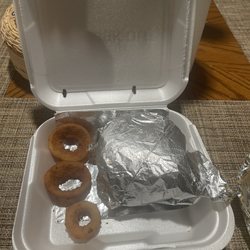 Cook Out - Ordered fries and onion rings and this is what i got