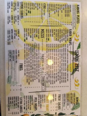 Menu photo 4 Lemon Zest Cafe Glendale, CA Menu photo 4 Lemon Zest Cafe Glendale, CA