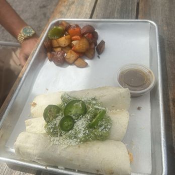 Manhattan Project Beer Company - Breakfast tacos - brunch menu (Sunday) - Breweries Near Me - Dallas, Texas