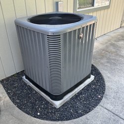 Comfort Control - Our AC compressor/condensor unit low on refrigerant