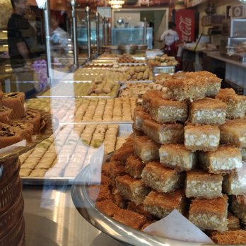 Crown Pastries - Cashew balaurieh in the centre, on my must-try list for the next visit. - Bakeries Near Me - Toronto, Ontario