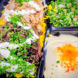 Wagyu beef and chicken plate @ Shawarma Guys Wagyu beef and chicken plate @ Shawarma Guys