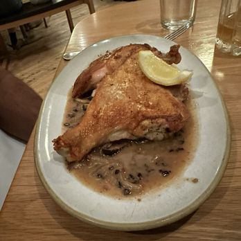 The Preacher's Son - Half chicken with mushrooms and bacon - Bars Near Me - Bentonville, Arkansas The Preacher's Son - Half chicken with mushrooms and bacon - Bars Near Me - Bentonville, Arkansas