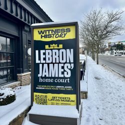 Friday, 01.02.26; LeBron James' Home Court (Inside House Thirty Three) - 532 W Market St Akron, OH 44303