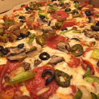 Domino's Pizza - Supreme Pan pizza - Pizza Near Me - Leonia, New Jersey Domino's Pizza - Supreme Pan pizza - Pizza Near Me - Leonia, New Jersey