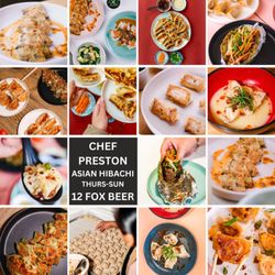 12 Fox Beer - Guest Chef Preston Day owner of Steamies Dumplings, will be serving his Asian Menu at 12 Fox in Dripping Springs 11/21-11/24