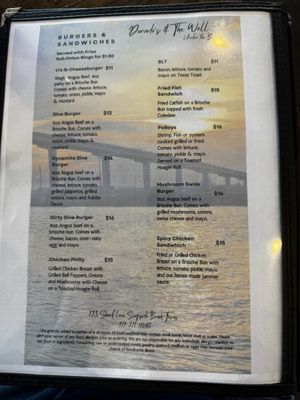 Menu photo 2 Dorado's Surfside Beach, TX Menu photo 2 Dorado's Surfside Beach, TX