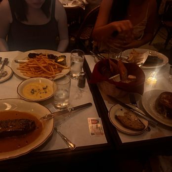 Le Diplomate - Steak frites, Two steaks(one with frites and other with mashed potatoes) , French Onion Soup, and Mac and Cheese - French Near Me - Washington, DC, District of Columbia Le Diplomate - Steak frites, Two steaks(one with frites and other with mashed potatoes) , French Onion Soup, and Mac and Cheese - French Near Me - Washington, DC, District of Columbia