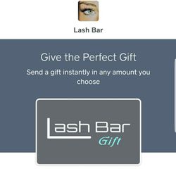Lash Bar - https://squareup.com/gift/9EDZKRNBK5DG8/order