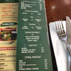 La Spezia - Bebidas menu