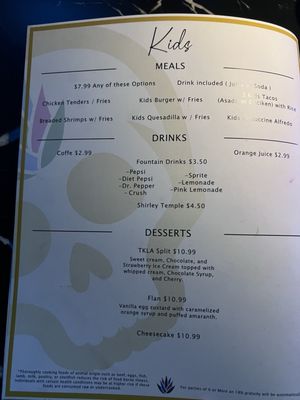 Menu photo 3 TKLA Grill & Cantina Ontario, CA Menu photo 3 TKLA Grill & Cantina Ontario, CA