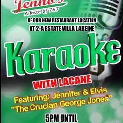 Jenno's: A Taste Of 767 - Come out to the number 1 Karaoke Spot on Saturday nights.