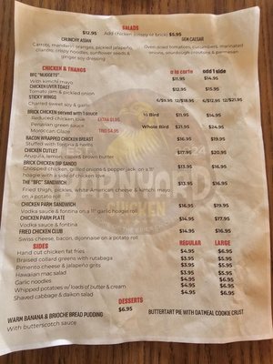 Menu photo 1 Barnyard Chicken North Charleston, SC