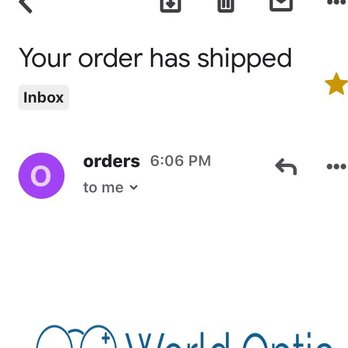 World Optic - My glasses are on the way back to me. Fast turnaround. 10/24/19 - Eyewear & Opticians Near Me - Fullerton, California
