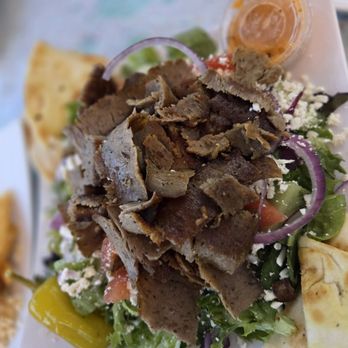 The Fat Greek - Gyros Salad Delicious:) - Greek Near Me - Yucaipa, California The Fat Greek - Gyros Salad Delicious:) - Greek Near Me - Yucaipa, California