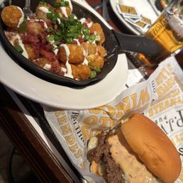 The OG Smash Burger with Loaded 'Tater Tots The OG Smash Burger with Loaded 'Tater Tots