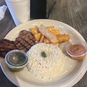 Steak UP - Sirloin Steak, yuca with rice - Steakhouses Near Me - Belle Isle, Florida
