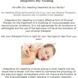 Dry Needling
