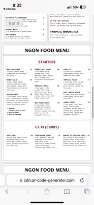 Menu photo 6 Ngon Vietnamese Kitchen Dallas, TX Menu photo 6 Ngon Vietnamese Kitchen Dallas, TX