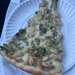 Anthony Francos Pizza - Chicken and broccoli slice
