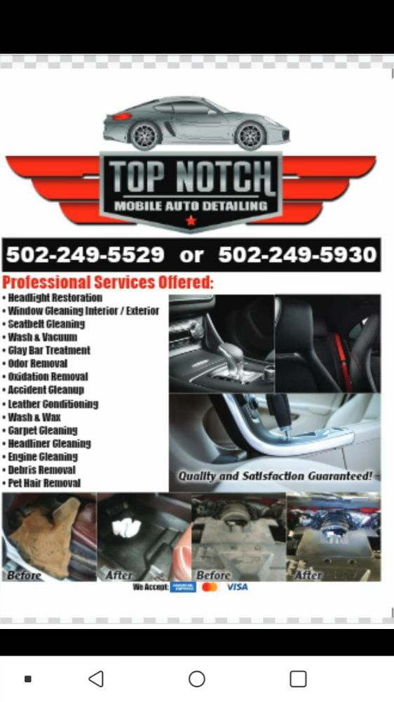 TOP NOTCH MOBILE DETAILING 14 Photos Bardstown, Kentucky Auto